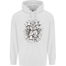 Viking Warrior Valhalla Odin Axe Gym God Childrens Kids Hoodie White