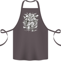 Viking Warrior Valhalla Odin Axe Gym God Cotton Apron 100% Organic Dark Grey