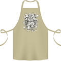 Viking Warrior Valhalla Odin Axe Gym God Cotton Apron 100% Organic Khaki