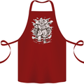 Viking Warrior Valhalla Odin Axe Gym God Cotton Apron 100% Organic Maroon