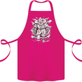 Viking Warrior Valhalla Odin Axe Gym God Cotton Apron 100% Organic Pink