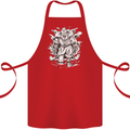Viking Warrior Valhalla Odin Axe Gym God Cotton Apron 100% Organic Red