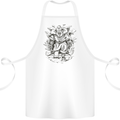 Viking Warrior Valhalla Odin Axe Gym God Cotton Apron 100% Organic White
