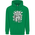Viking Warrior Valhalla Odin Axe Gym God Mens 80% Cotton Hoodie Irish Green