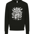 Viking Warrior Valhalla Odin Axe Gym God Mens Sweatshirt Jumper Black