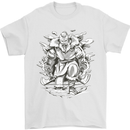 Viking Warrior Valhalla Odin Axe Gym God Mens T-Shirt Cotton Gildan White