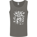 Viking Warrior Valhalla Odin Axe Gym God Mens Vest Tank Top Charcoal