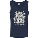 Viking Warrior Valhalla Odin Axe Gym God Mens Vest Tank Top Navy Blue