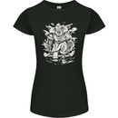 Viking Warrior Valhalla Odin Axe Gym God Womens Petite Cut T-Shirt Black