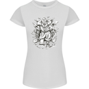 Viking Warrior Valhalla Odin Axe Gym God Womens Petite Cut T-Shirt White