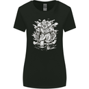 Viking Warrior Valhalla Odin Axe Gym God Womens Wider Cut T-Shirt Black