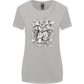 Viking Warrior Valhalla Odin Axe Gym God Womens Wider Cut T-Shirt Sports Grey