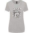 Viking Warrior Valhalla Odin Axe Gym God Womens Wider Cut T-Shirt Sports Grey