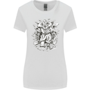 Viking Warrior Valhalla Odin Axe Gym God Womens Wider Cut T-Shirt White