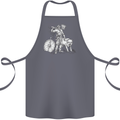Viking With a Wolf and Shield Thor Valhalla Cotton Apron 100% Organic Steel