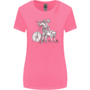 Viking With a Wolf and Shield Thor Valhalla Womens Wider Cut T-Shirt Azalea