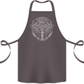 Viking Yggdrasil Tree Norse Mythology Thor Cotton Apron 100% Organic Dark Grey