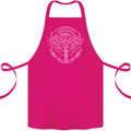 Viking Yggdrasil Tree Norse Mythology Thor Cotton Apron 100% Organic Pink