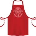 Viking Yggdrasil Tree Norse Mythology Thor Cotton Apron 100% Organic Red