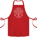 Viking Yggdrasil Tree Norse Mythology Thor Cotton Apron 100% Organic Red