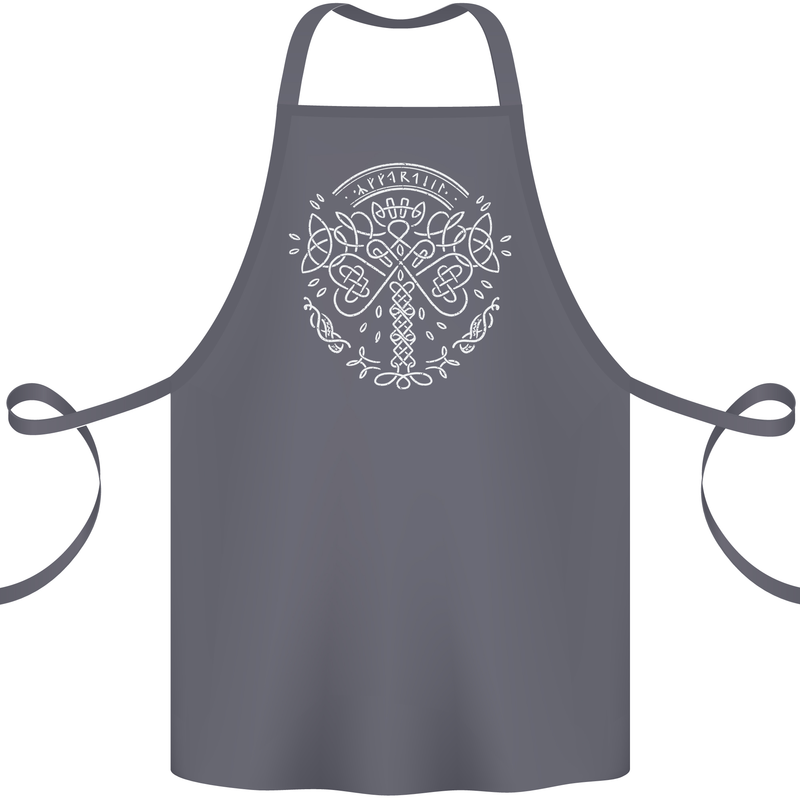 Viking Yggdrasil Tree Norse Mythology Thor Cotton Apron 100% Organic Steel