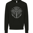 Viking Yggdrasil Tree Norse Mythology Thor Kids Sweatshirt Jumper Black