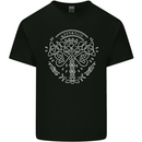 Viking Yggdrasil Tree Norse Mythology Thor Kids T-Shirt Childrens Black