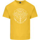 Viking Yggdrasil Tree Norse Mythology Thor Kids T-Shirt Childrens Yellow
