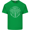 Viking Yggdrasil Tree Norse Mythology Thor Mens Cotton T-Shirt Tee Top Irish Green