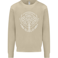 Viking Yggdrasil Tree Norse Mythology Thor Mens Sweatshirt Jumper Sand