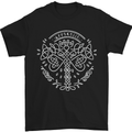 Viking Yggdrasil Tree Norse Mythology Thor Mens T-Shirt Cotton Gildan Black
