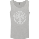 Viking Yggdrasil Tree Norse Mythology Thor Mens Vest Tank Top Sports Grey