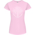 Viking Yggdrasil Tree Norse Mythology Thor Womens Petite Cut T-Shirt Light Pink