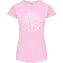 Viking Yggdrasil Tree Norse Mythology Thor Womens Petite Cut T-Shirt Light Pink