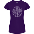 Viking Yggdrasil Tree Norse Mythology Thor Womens Petite Cut T-Shirt Purple