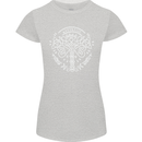 Viking Yggdrasil Tree Norse Mythology Thor Womens Petite Cut T-Shirt Sports Grey
