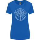 Viking Yggdrasil Tree Norse Mythology Thor Womens Wider Cut T-Shirt Royal Blue