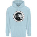 Viking a Wolf of Odin Than a Lamb of God Childrens Kids Hoodie Light Blue