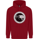 Viking a Wolf of Odin Than a Lamb of God Childrens Kids Hoodie Red