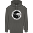 Viking a Wolf of Odin Than a Lamb of God Childrens Kids Hoodie Storm Grey