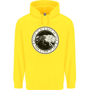 Viking a Wolf of Odin Than a Lamb of God Childrens Kids Hoodie Yellow