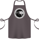 Viking a Wolf of Odin Than a Lamb of God Cotton Apron 100% Organic Dark Grey