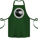 Viking a Wolf of Odin Than a Lamb of God Cotton Apron 100% Organic Forest Green