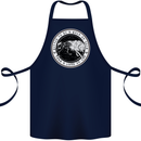 Viking a Wolf of Odin Than a Lamb of God Cotton Apron 100% Organic Navy Blue