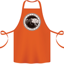 Viking a Wolf of Odin Than a Lamb of God Cotton Apron 100% Organic Orange