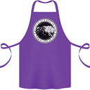 Viking a Wolf of Odin Than a Lamb of God Cotton Apron 100% Organic Purple