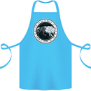 Viking a Wolf of Odin Than a Lamb of God Cotton Apron 100% Organic Turquoise