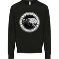 Viking a Wolf of Odin Than a Lamb of God Kids Sweatshirt Jumper Black