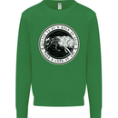 Viking a Wolf of Odin Than a Lamb of God Kids Sweatshirt Jumper Irish Green