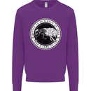 Viking a Wolf of Odin Than a Lamb of God Kids Sweatshirt Jumper Purple